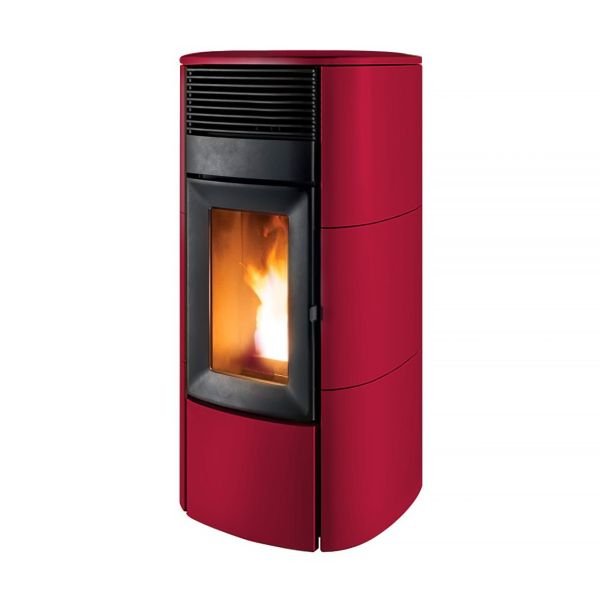 Stufa a pellet MCZ Club Comfort Air Matic 12 Core R - Versione: ceramica bordeaux