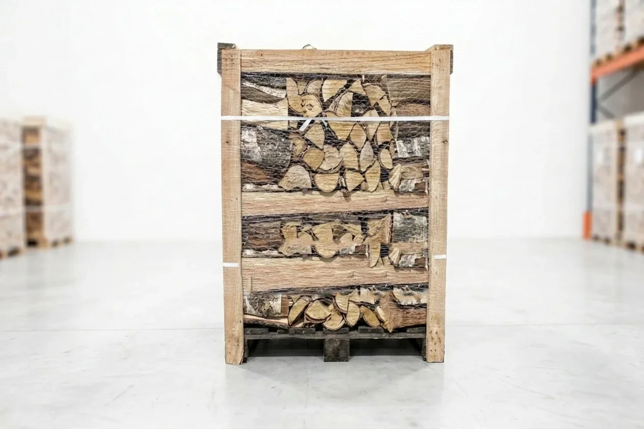Pallet di legna da ardere – Betulla – 30/33 cm – essiccata in cella – 1,8 steri