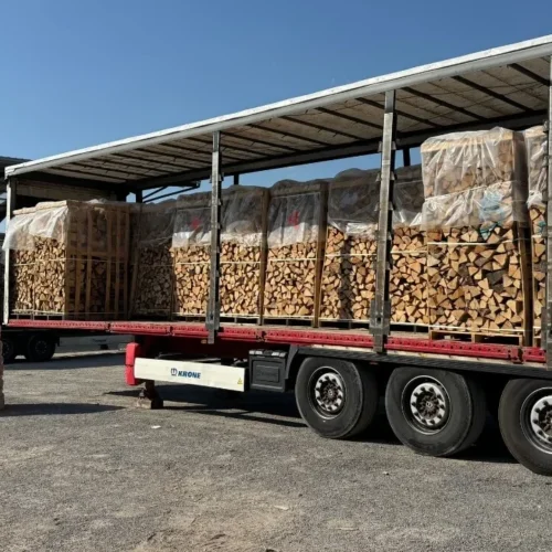 Carico camion di legna di betulla (48 steri) – Ciocchi da 30/33 cm – Pacchetto professionale