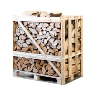 Mezzo pallet di legna da ardere mista betulla/frassino spaccata ed essiccata in cella 25 cm