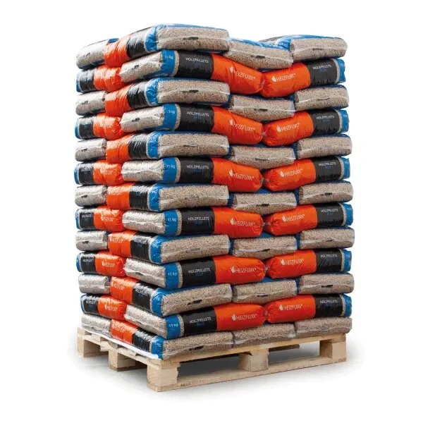 1 pallet – Pellet di legno Blue ENplus A1 / 15 kg x 65 sacchi 975 kg